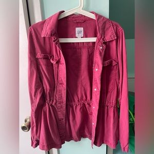 Light weight pink gap jacket